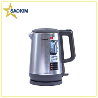 Bình đun siêu tốc toshiba kt-17dr1nv - dung tích 1.7 lít - công suất 1800w - bảo hành 1 năm