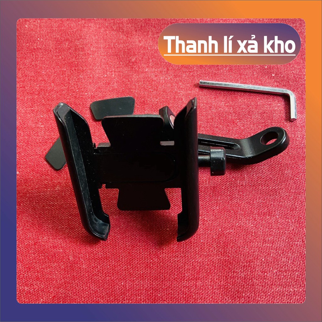 [ XẢ HẾT KHO ] [PHONE STAND] Giá đỡ điện thoại gắn xe máy phù hợp mọi loại điện thoai chắc chắn siêu bền (MÀU ĐEN)