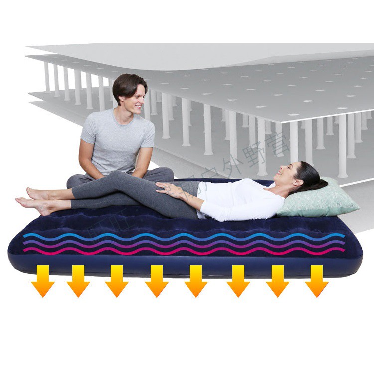 Đệm hơi Nệm hơi Bestway 67004- Size: 2,03m x 1,8 m x 22cm kèm bơm điện và 1 gối hơi.