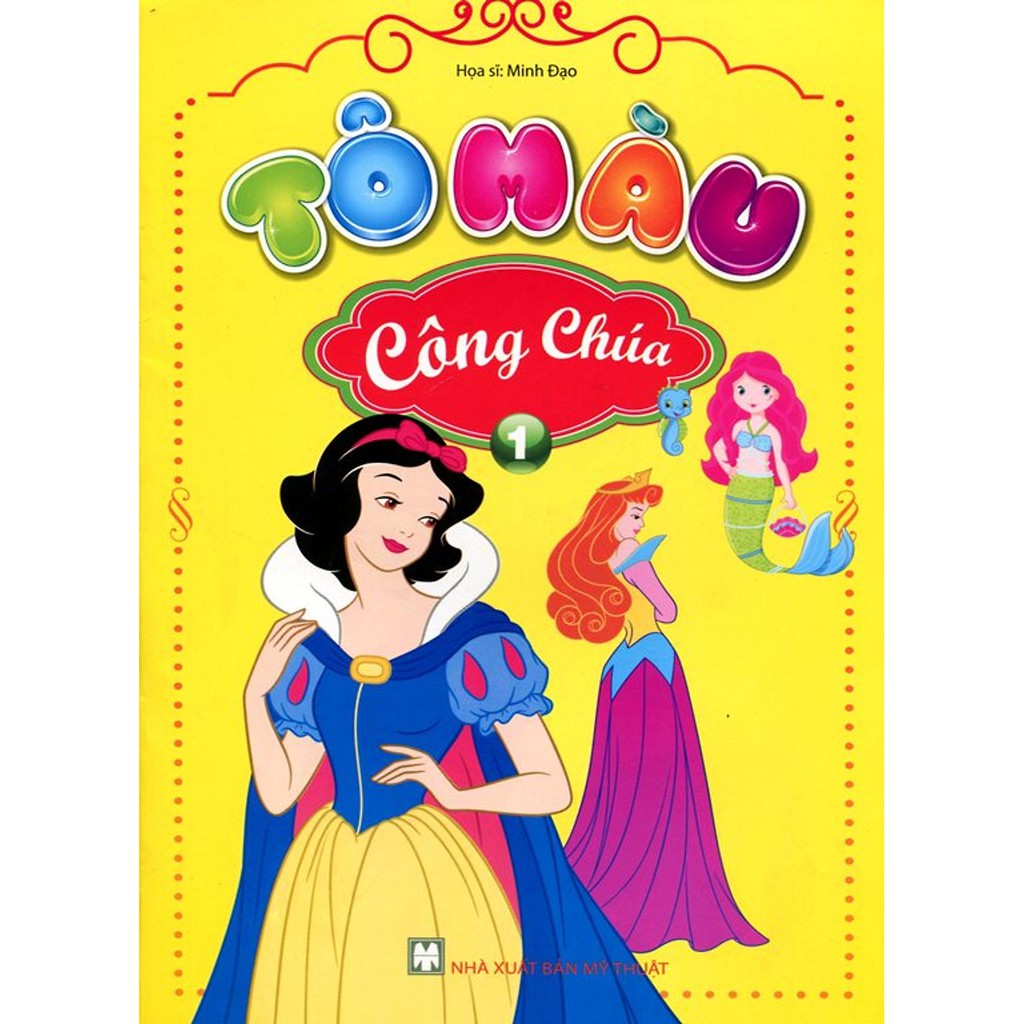 Sách - Tô Màu Công Chúa (Tập 1)