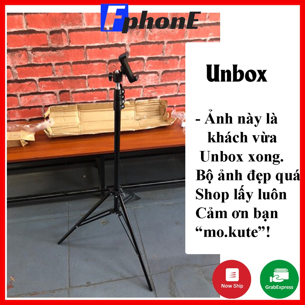 Gậy chụp hình, giá đỡ điện thoại live stream TikTok, Tripod 3 chân gậy chụp ảnh quay tiktok Fphone | WebRaoVat - webraovat.net.vn