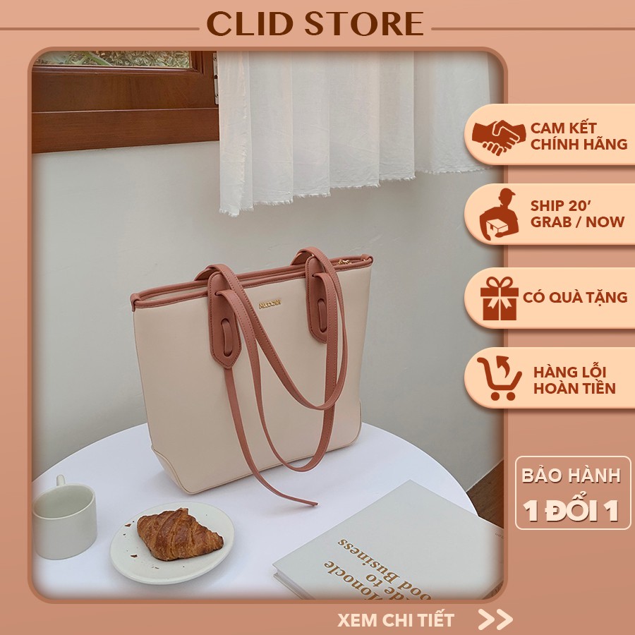 Túi xách nữ 🌸FREESHIP🌸 Túi Tote nữ Micocah size rộng để đồ tiện lợi có khoá kéo miệng MSP:HSD471
