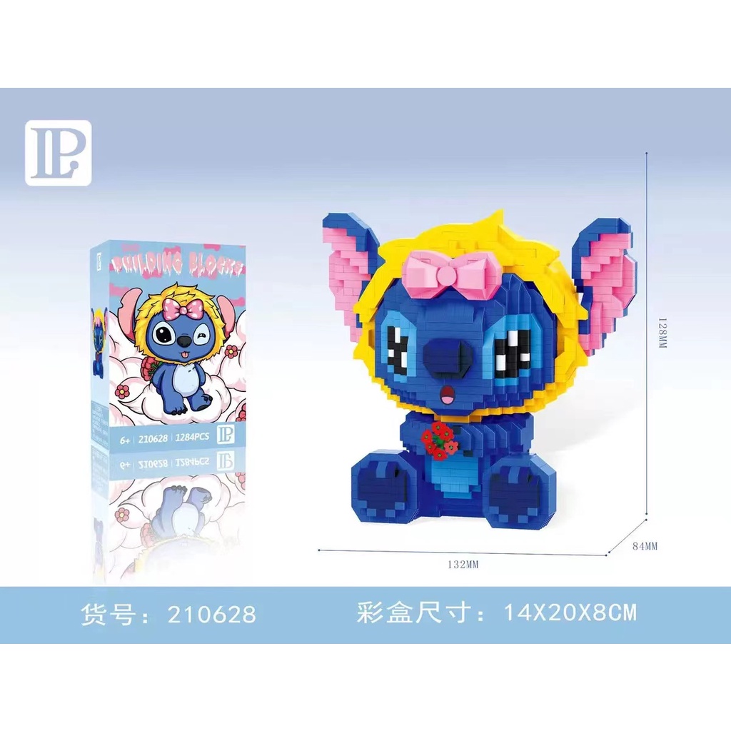 Đồ Chơi Lắp Ráp Mô Hình Stitch Dễ Thương Cho Trẻ Em