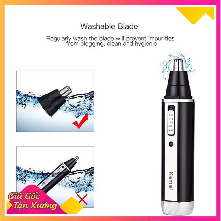 Máy cạo râu đa năng cao cấp Kemei KM-6630 4 trong 1