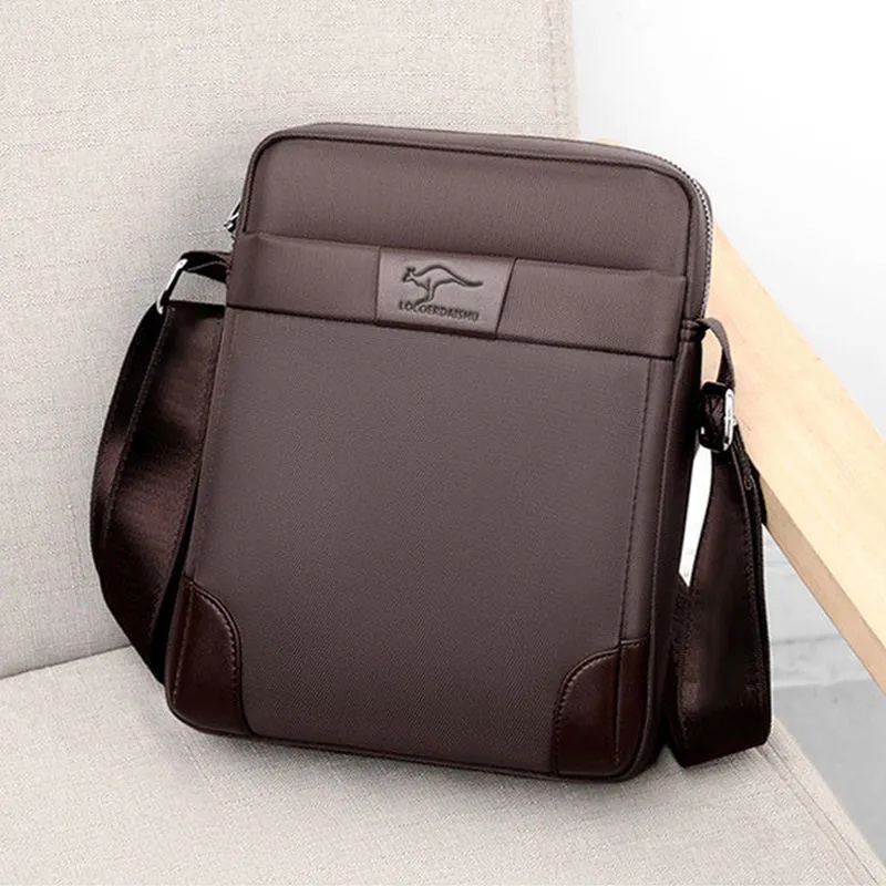 Túi đeo vai bằng nylon chống thấm nước phong cách công sở thời trang cho nam KO005