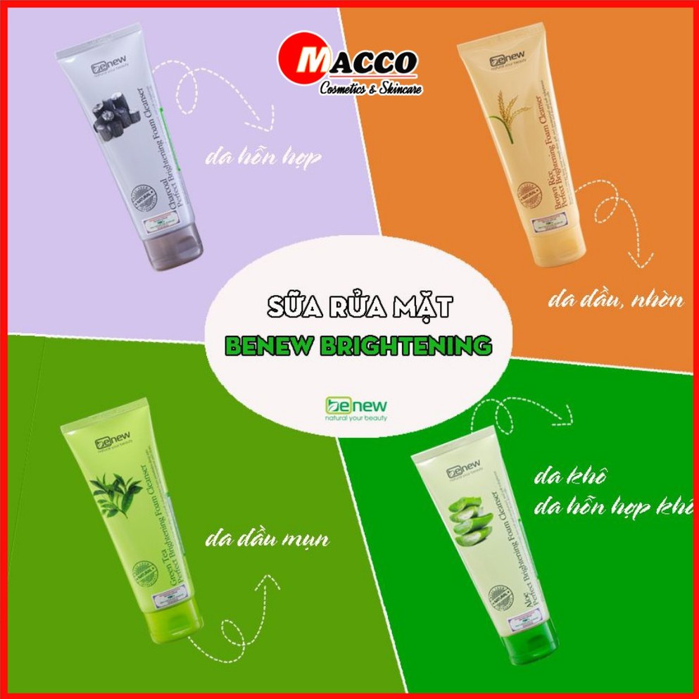 Sữa Rửa Mặt Benew Cao Cấp Hàn Quốc 160ml