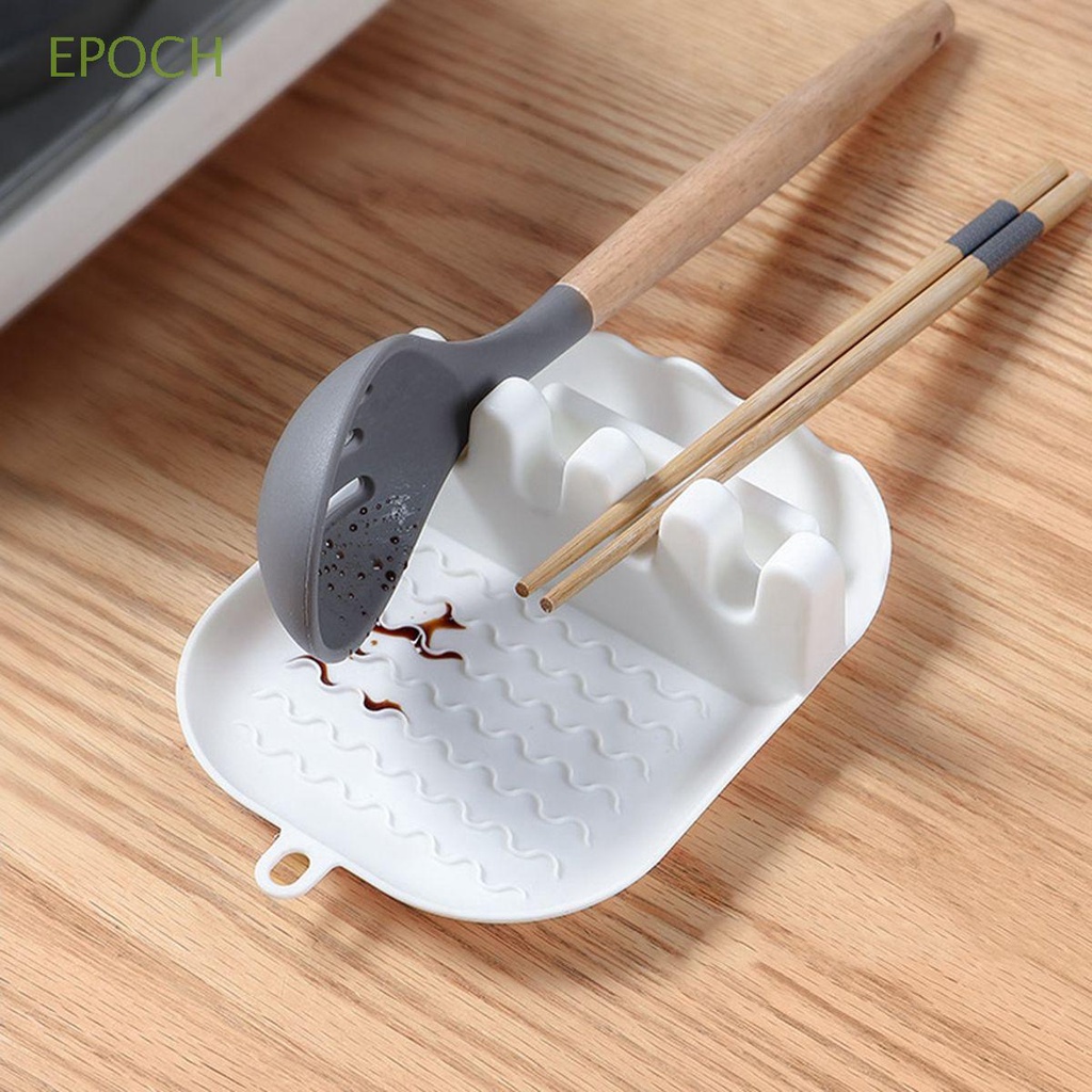 Epoch Giá Đỡ Nắp Nồi Muỗng Đũa Bằng Nhựa Nhiều Màu Có Thể Gấp Gọn Tiện Dụng