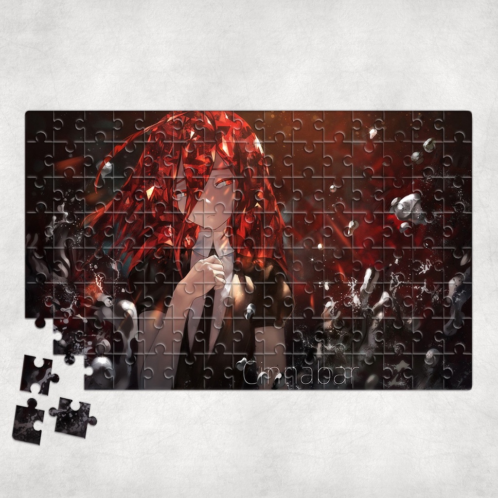 Tranh ghép hình A4, A5 Anime, xếp hình HOUSEKI NO KUNI - Mẫu 1