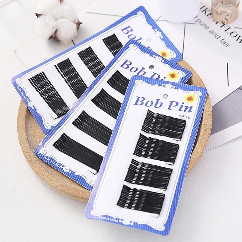 Vỉ 60 Chiếc Kẹp Tăm Đen Cho Bạn Gái