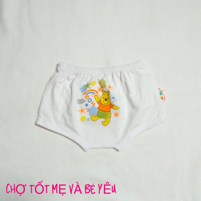 Set 5 Quần Ngắn Cho Bé, Quần Đùi Đáy Ngang Đóng Tã Cho Bé Sơ Sinh Cotton In Hình  (3-13KG)