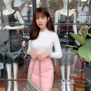 [KÈM ẢNH THẬT BẢNG MÀU] ÁO LEN CỔ 3 PHÂN