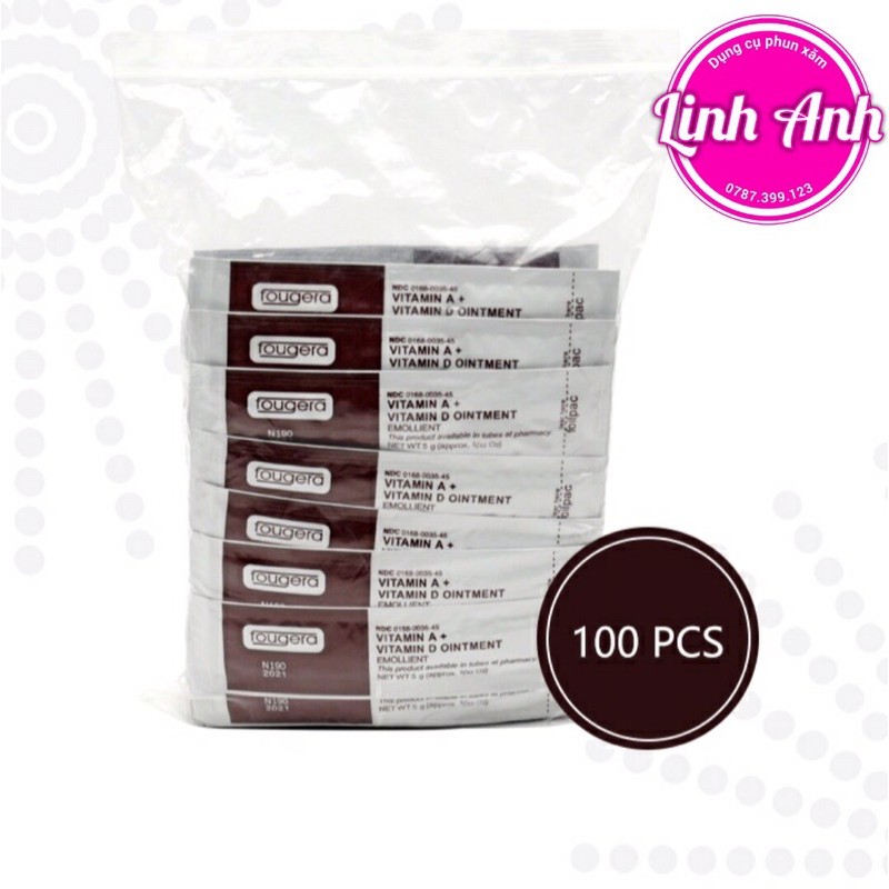 Bịch 100 Gói Dưỡng Vitamin AD Phun Xăm