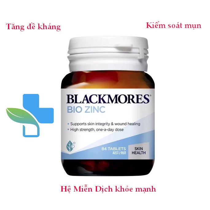Viên Kẽm Blackmore Bio Zinc 84Viên - tăng đề kháng , tăng miễn dịch - Hàng nội địa Úc