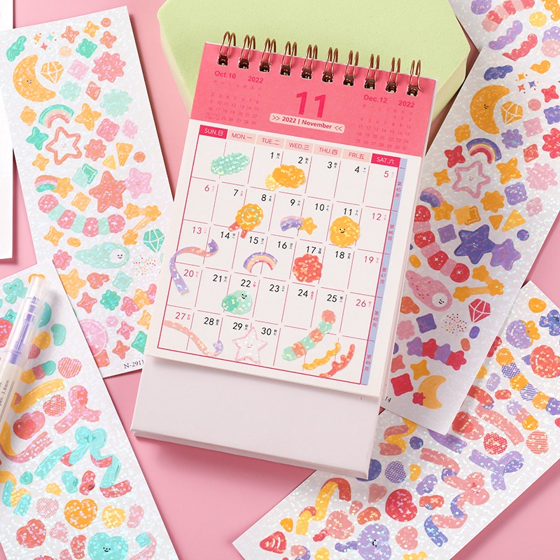 Sticker Dán Trang Trí Dễ Thương Bắt Mắt Sành Điệu