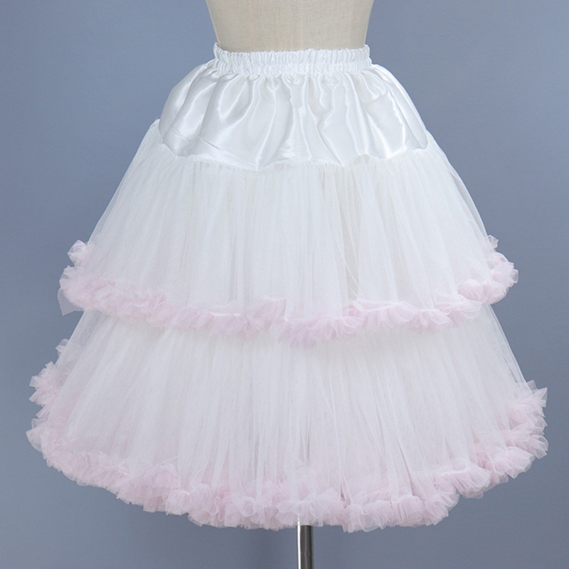Xiangbao Váy Ngắn Xiangoline Petticoat Dáng Xòe Mềm Mại Cổ Điển