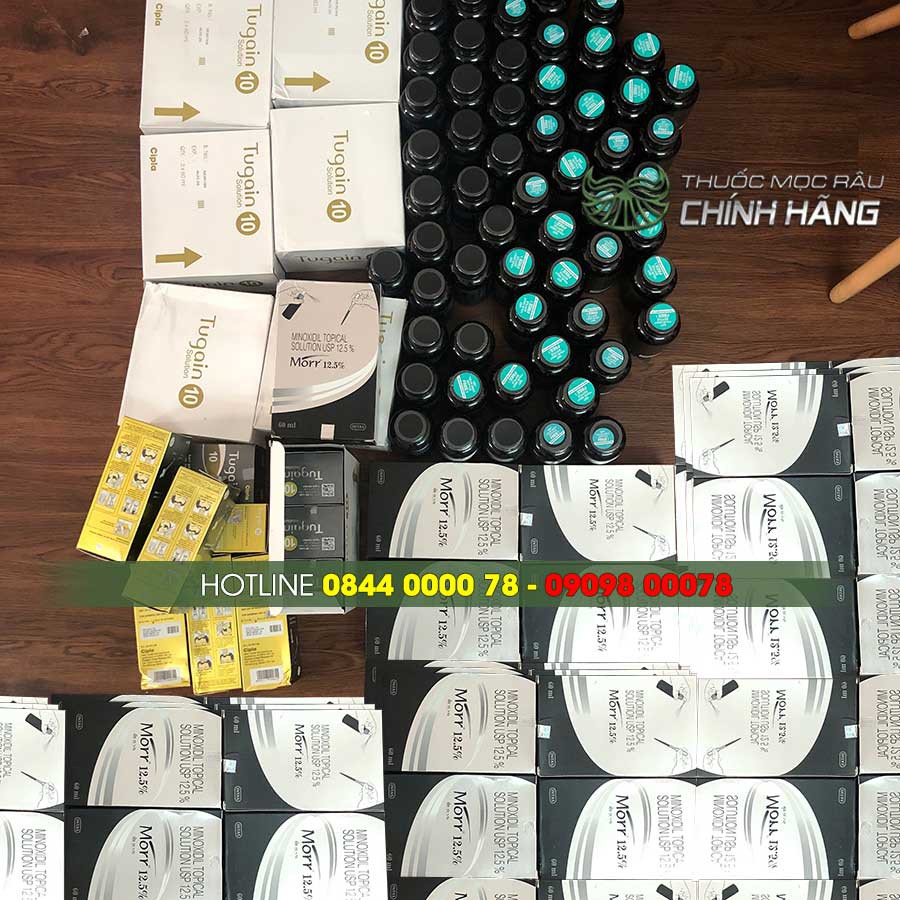 Dung dịch mọc râu Morr 12,5% Minoxidil 12,5% Intas