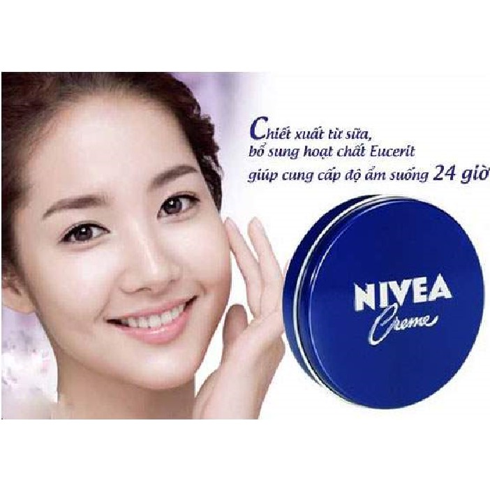 Bộ đôi Kem dưỡng ẩm da NIVEA Crème 60ml/hũ - 80102