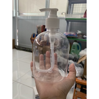 combo 12 Chai -nhựa chiết vòi nhấn 500ml dùng đựng mỹ phẩm dạng lỏng (dầu dừa, lotion, toner, kem, dầu gội...)
