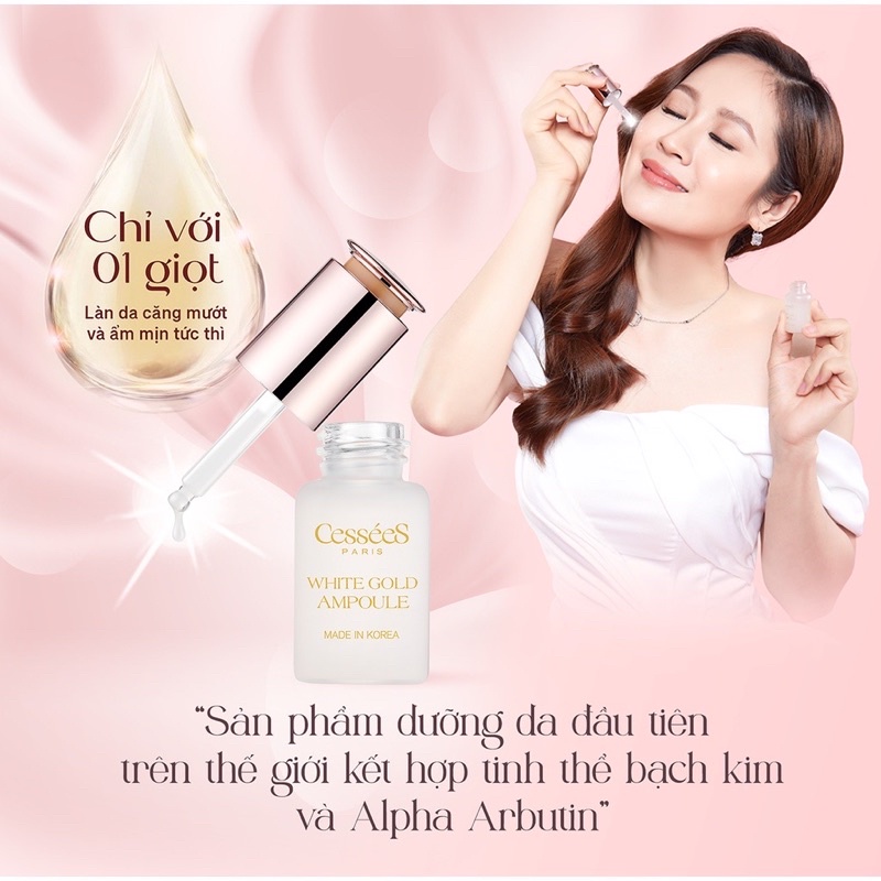 Tinh Chất Trắng Da Bạch Kim Thanh Thuý - Cessées