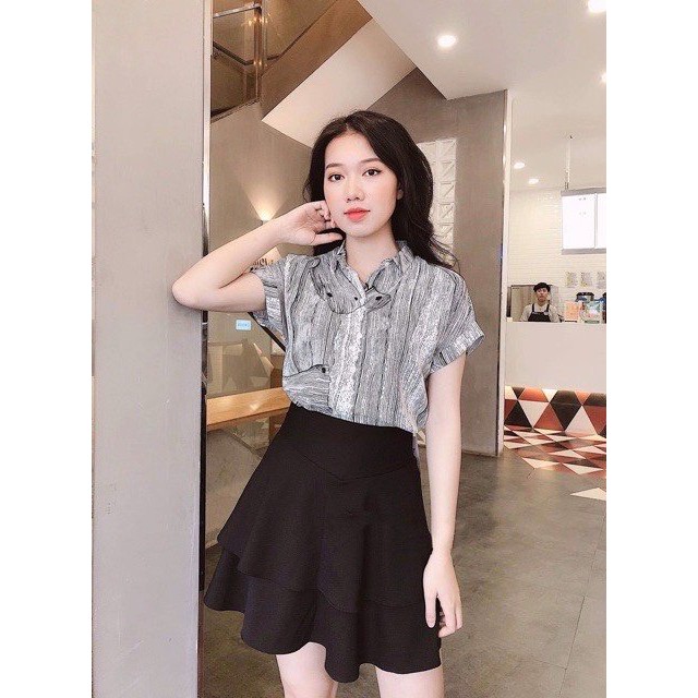 [Giá tại xưởng] Chân váy xòe 2 tầng, đầm ngắn trẻ trung năng động | BigBuy360 - bigbuy360.vn