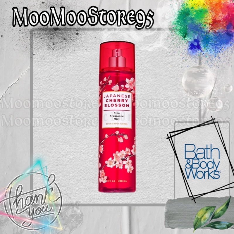 [ Mua ngay ] Mẫu Thử Xịt Thơm Toàn Thân Bath and Body Works Japanese Cherry Blossom 250ml | Thế Giới Skin Care