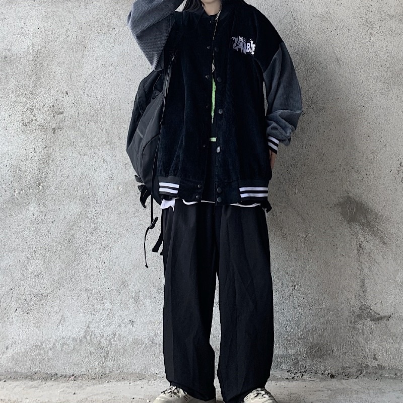 Áo khoác bomber bóng chày thể thao nam nữ varsity jacket ulzzang Hàn Quốc [Yannie]