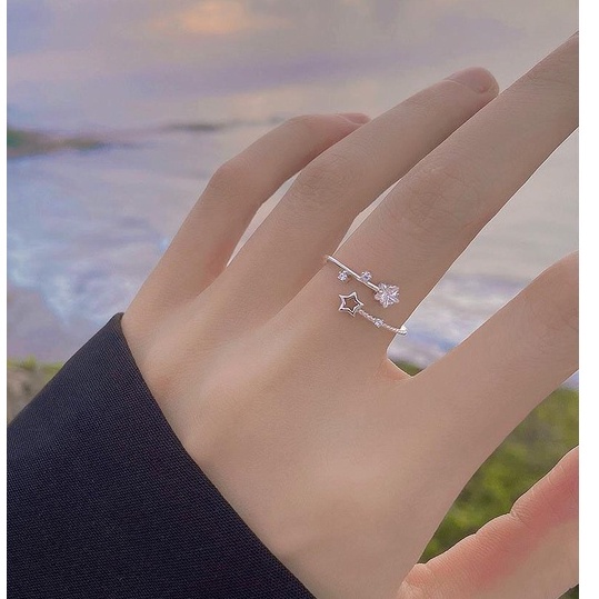 Nhẫn nữ hình sao cực đẹp