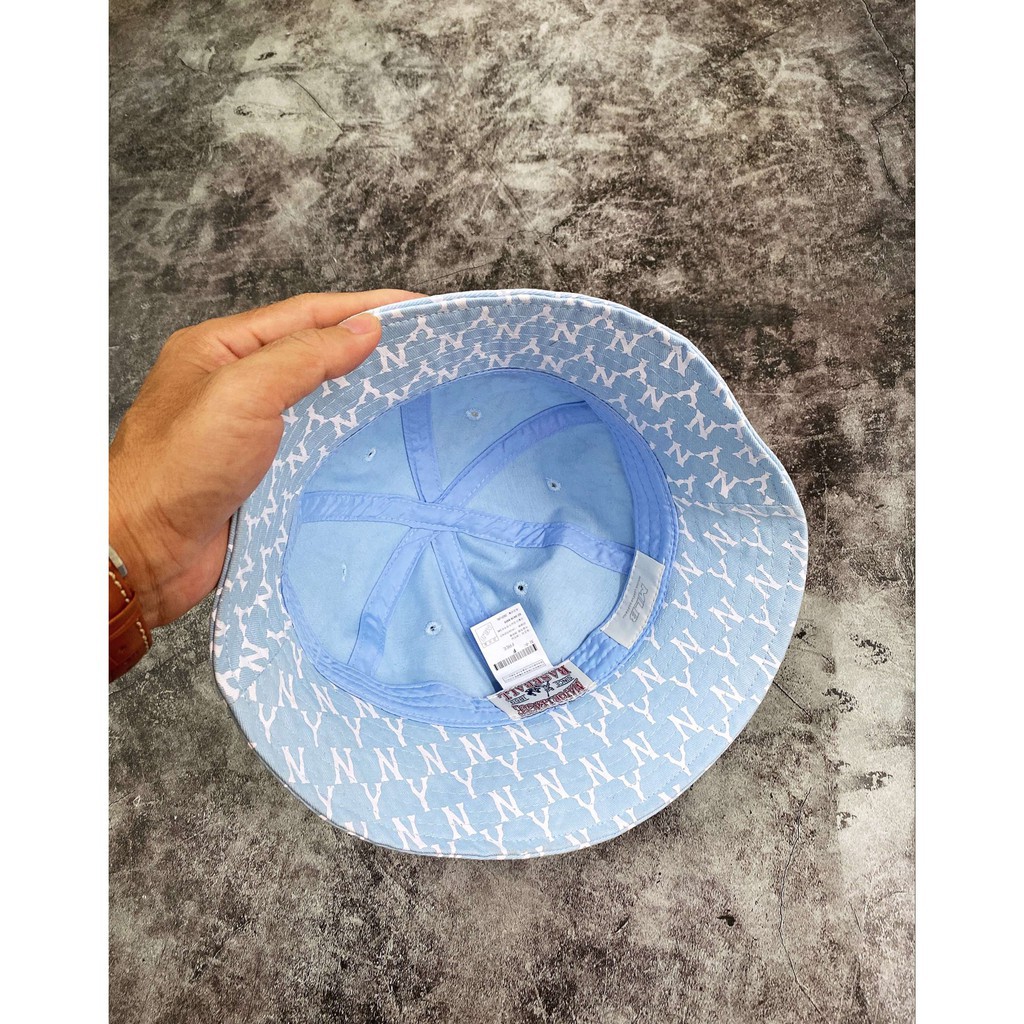 Mũ/Nón Bucket Thời Trang Monogram Denim Dome N06