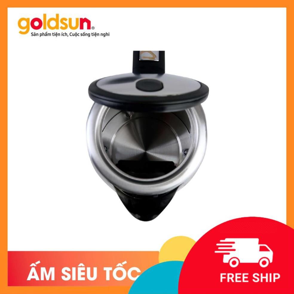 [GOLDSUN VIỆT NAM] Ấm Siêu Tốc Inox GOLDSUN 1.7L- Tiêu Chuẩn Châu Âu Cao Cấp- Thiết Kế Sang Trọng, Đẳng Cấp- GPK617SS