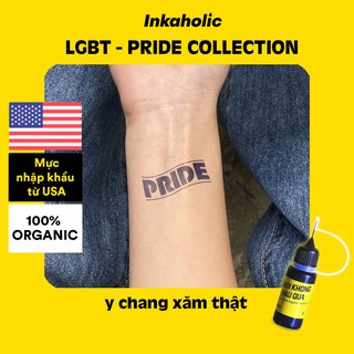[BST PRIDE - Special Edition] 🌈 Hình xăm tạm thời Inkaholic Y HỆT xăm thật 15 ngày - 100% tự nhiên và chống nước