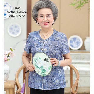 áo cánh cho bà , áo cộc tay hè cho người già mf99
