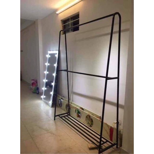 Kệ treo quần áo chữ A  2 tầng