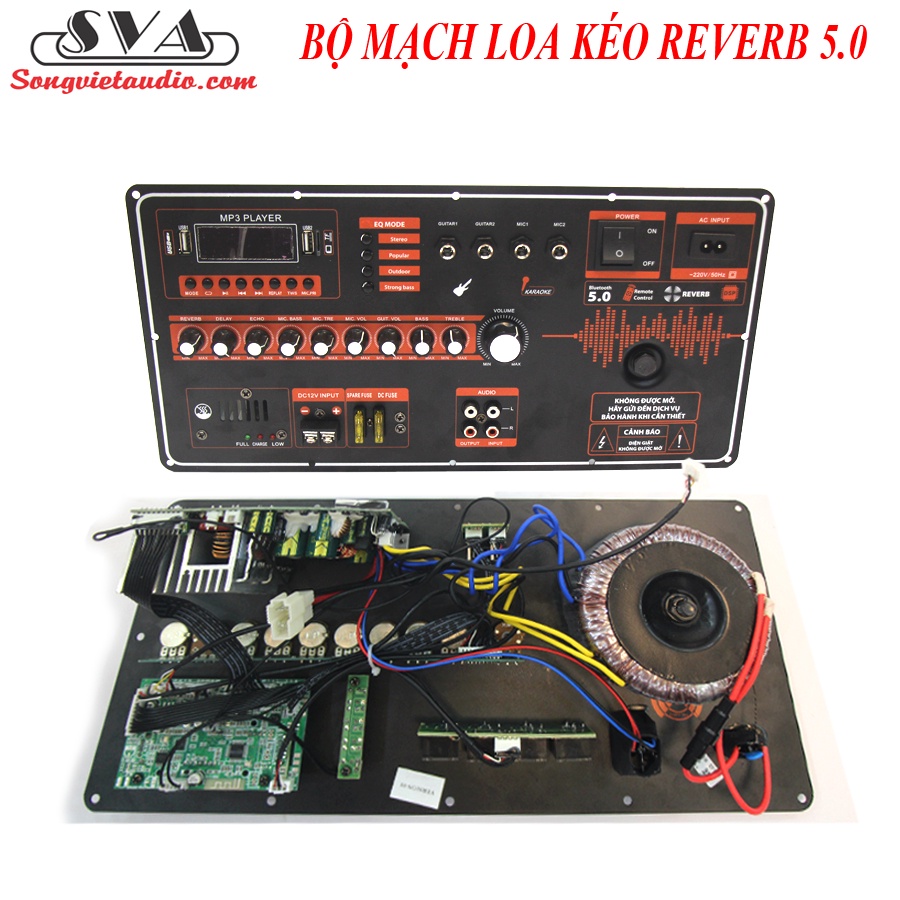 BỘ MẠCH LOA KÉO REVERB 5.0 - BẢN MỚI CỰC ĐẸP 2021