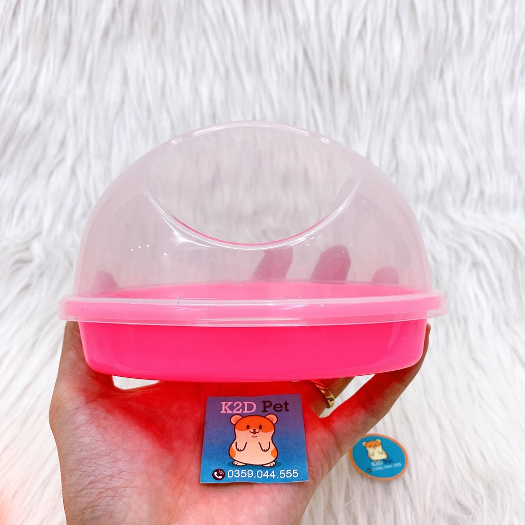 Nhà tắm nhựa gấu lớn cho hamster