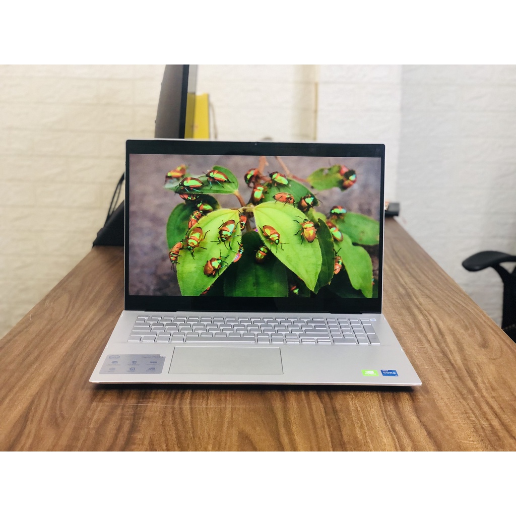 Laptop Dell Inspiron 7706 core i7-1165G7/ Ram 16G/ SSD 500G/ NVIDIA GeForce MX350/ Màn 17 inch Cảm Ứng Xoay Gập 360'