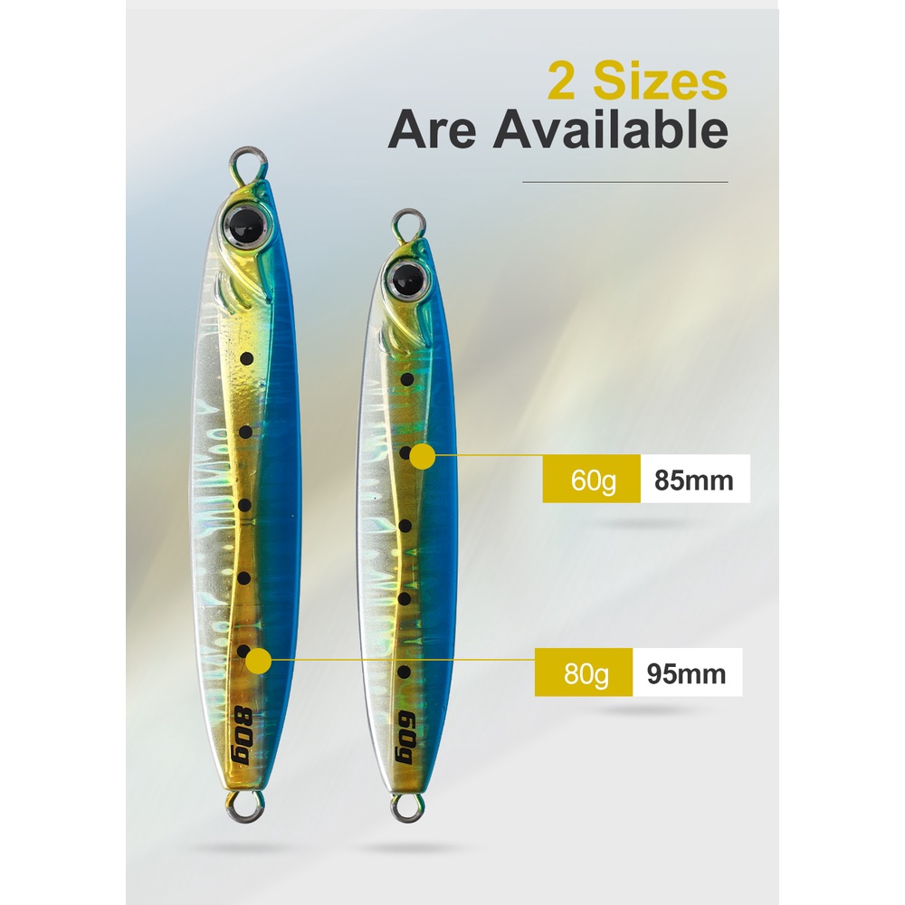 Mồi Giả Câu Cá Bằng Kim Loại 35g 45g 60g 80g 100g