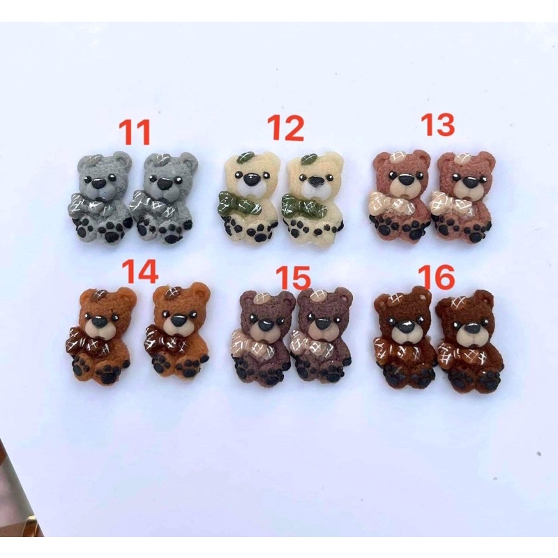 Gấu bột nơ -gấu cả con