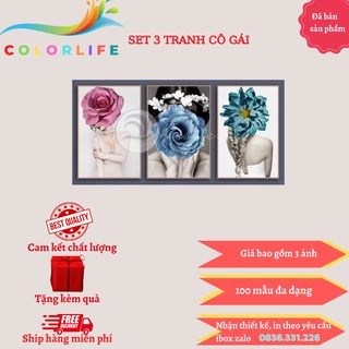 BỘ 3 TRANH SPA, TRANH TRANG TRÍ NHÀ CỬA (KT: 40*60*3)-FLSPA4- MOKOSA FL111 ÁNH DƯƠNG