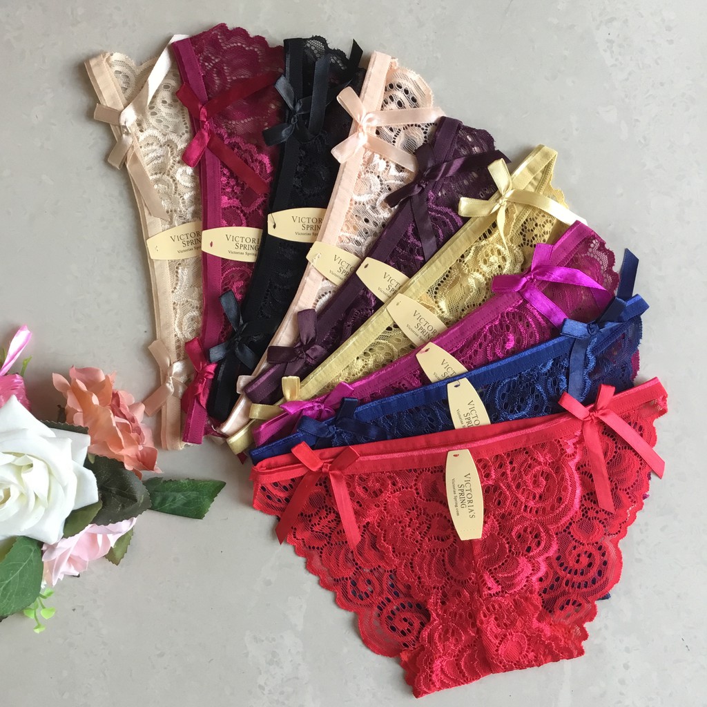 [Mã WASTDEP giảm 5K đơn bất kì] Quần lót ren nữ dây hông đính nơ quyến rũ sexy [cho chọn màu | BigBuy360 - bigbuy360.vn