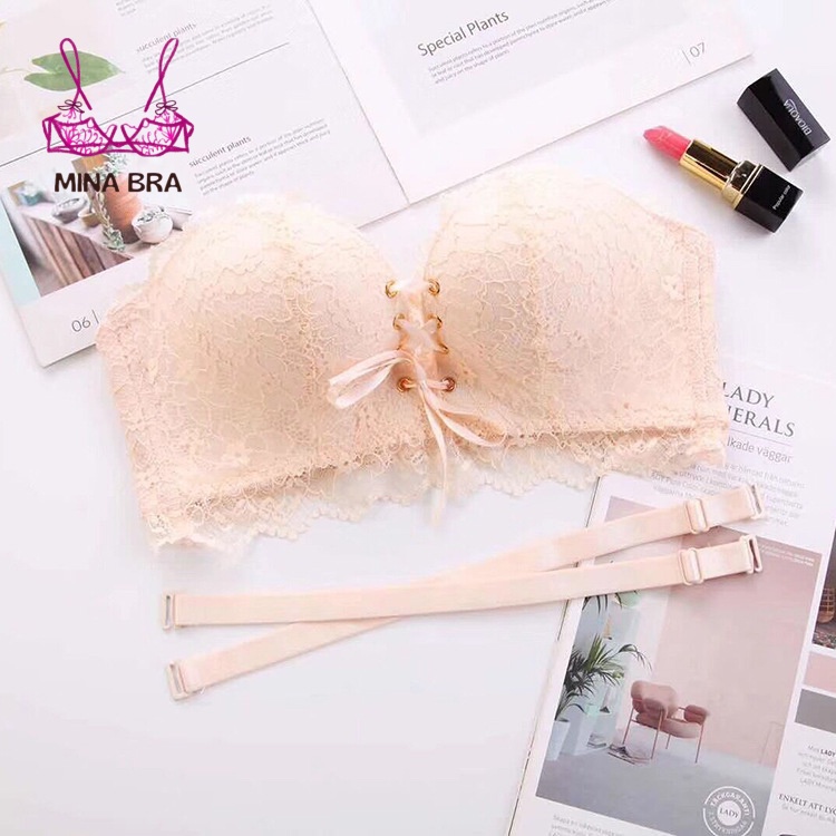 Áo Ngực Tản Nhiệt Siêu Nâng Đẩy Cao Cấp Thời Trang MINABRA Áo Ngực Quả Ngang Dây Rút Chống Tuột ACN03 | BigBuy360 - bigbuy360.vn