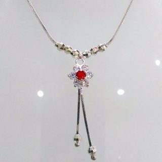 Dây chuyền bạc Dây mì liền mặt hoa bạc ta Van Jewelry