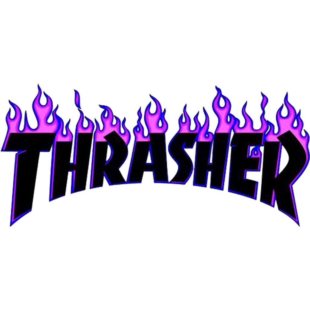 - Logo Thrasher in trực tiếp lên vải bằng bàn ủi, bàn là