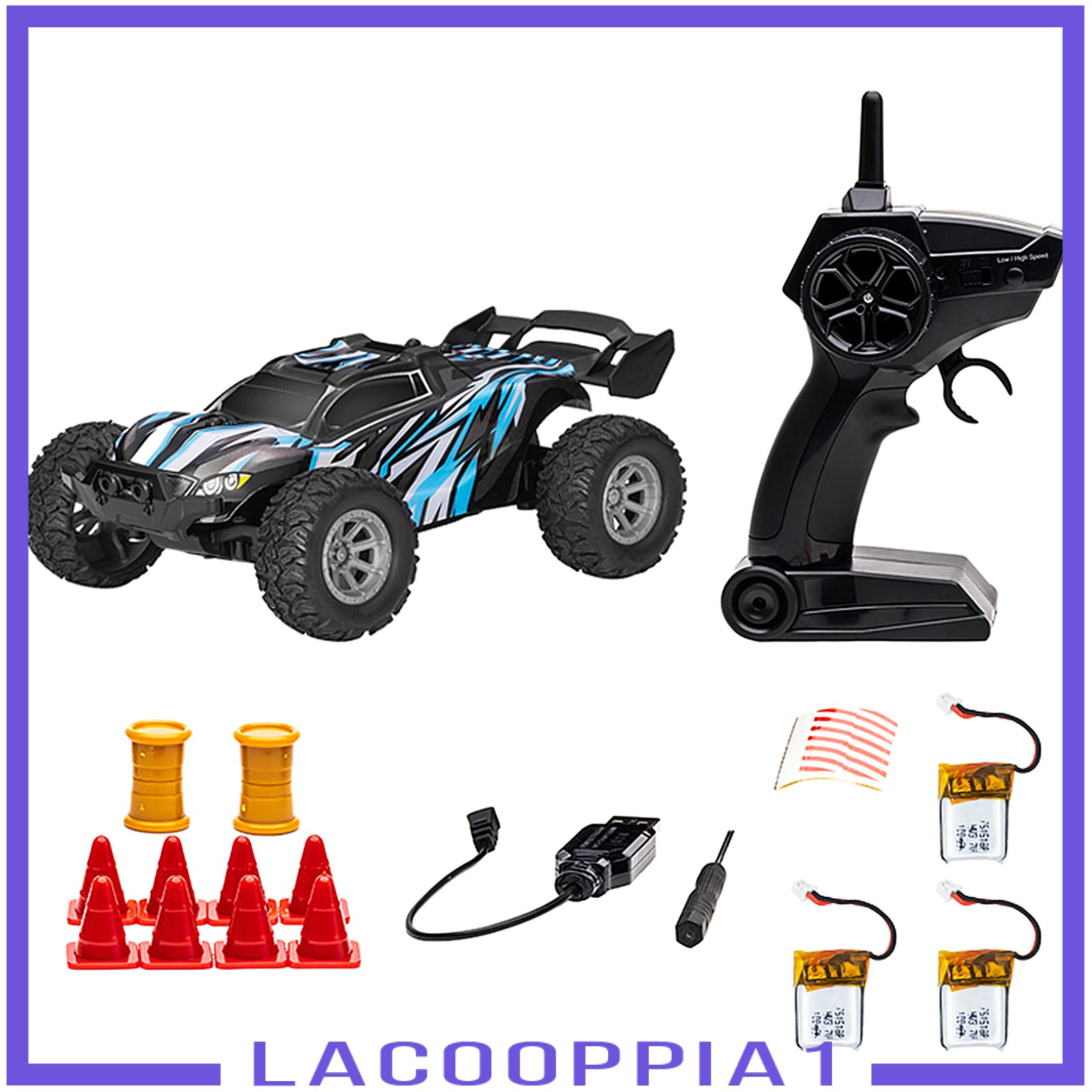 RC Xe Tải Địa Hình Điều Khiển Từ Xa Tốc Độ Cao Lacooppia1) S658 1 / 32 2.4ghz 2wd