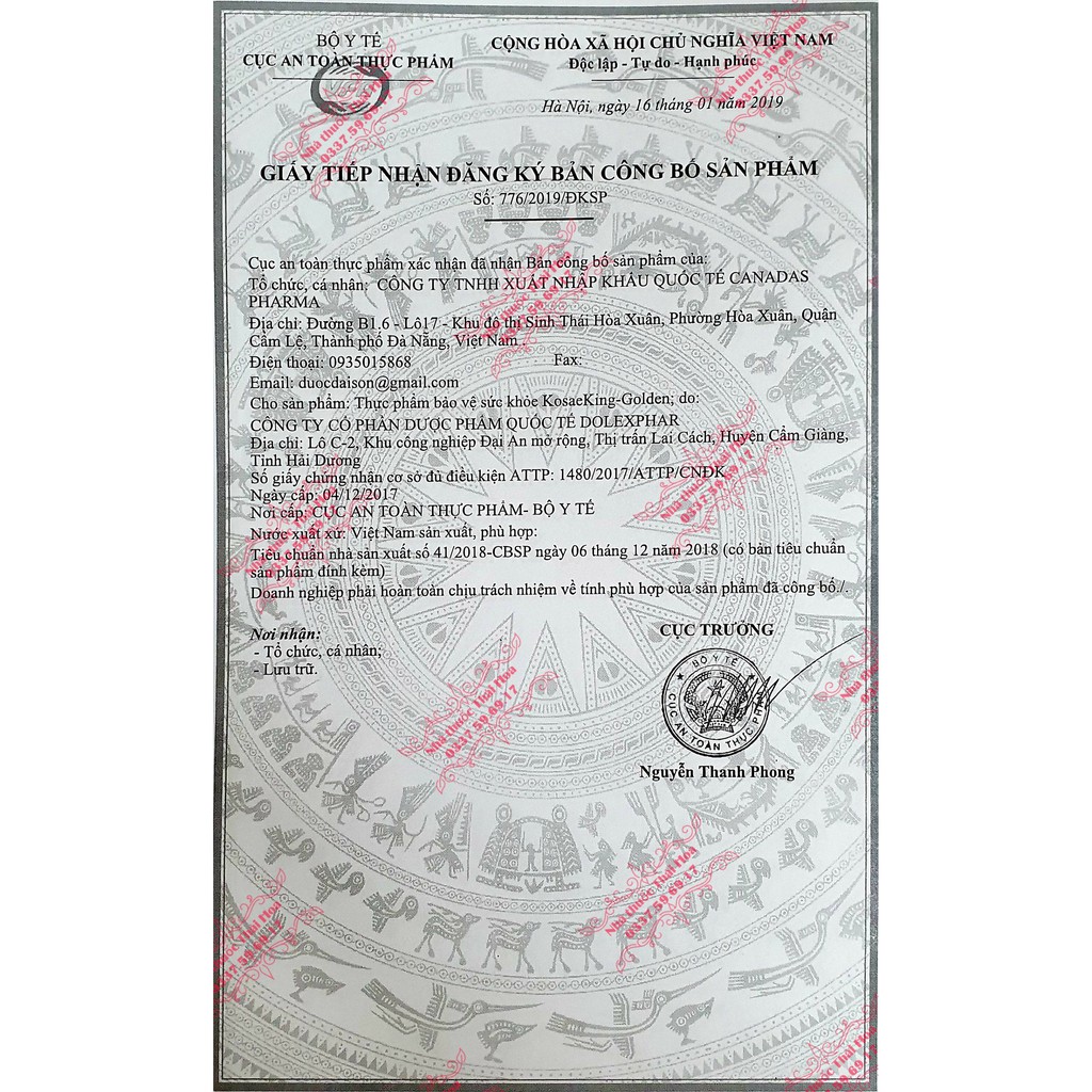 KOSAEKING GOLDEN - VIÊN ĐÔNG TRÙNG HẠ THẢO - SỨC KHỎE ĐẠI BỔ - HỘP 60 VIÊN