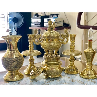 BỘ ĐỈNH LƯ ĐỒNG CAO 28cm