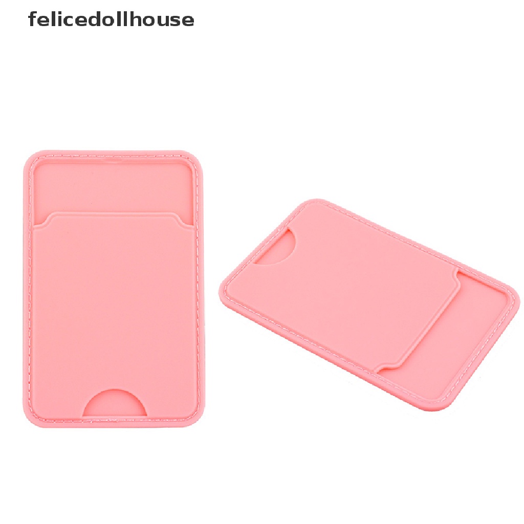 Bộ Ngăn Đựng Thẻ Bằng Silicon Dán Sau Điện Thoại