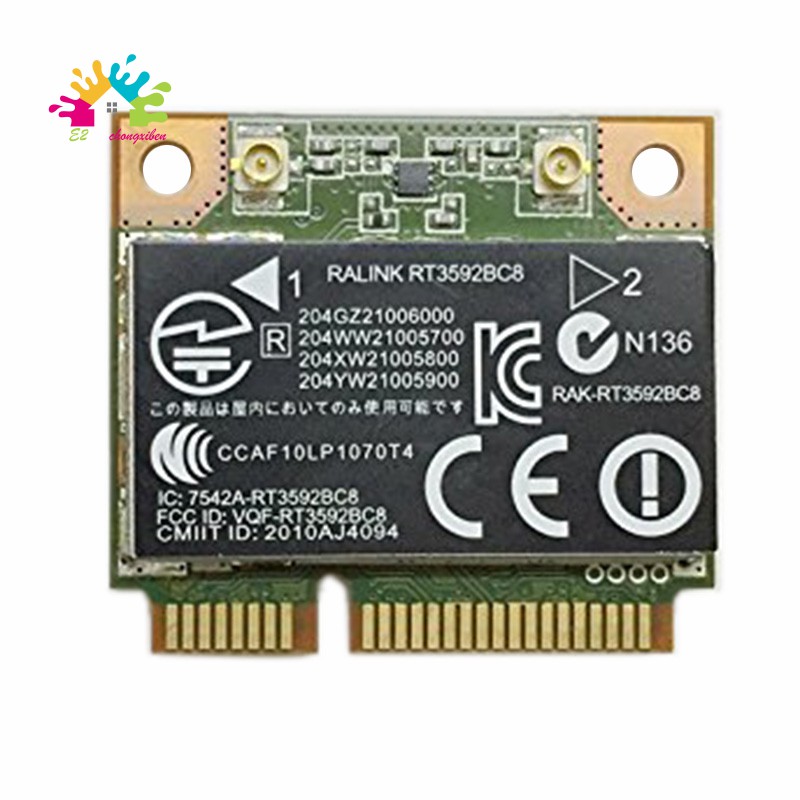 Card Không Dây Rt3592Bc8 300m & Bluetooth 3.0 Cho Hp 4530s 4330s 4430s 4230s Sps: 630813-001