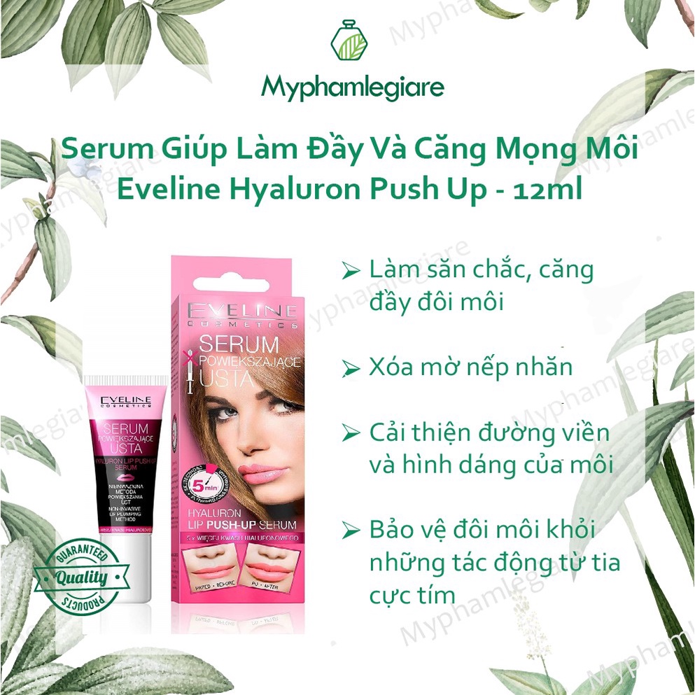 Serum Giúp Đầy và Căng Mọng Môi Eveline Push Up