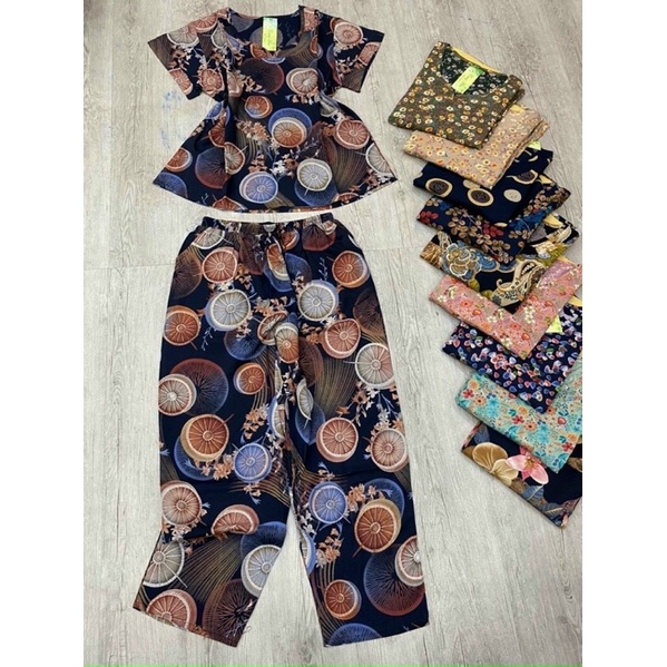 Đồ bộ tole lanh trung niên hàng 2 da cao cấp