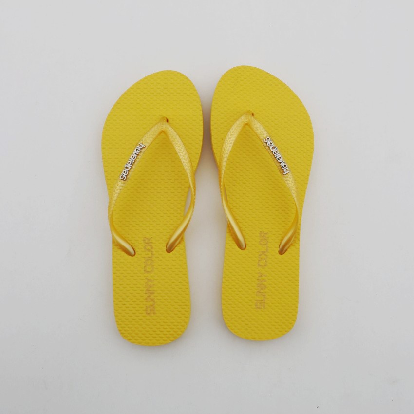 Havaianas Dép sandal kim loại nhiều màu sắc thời trang cho nữ